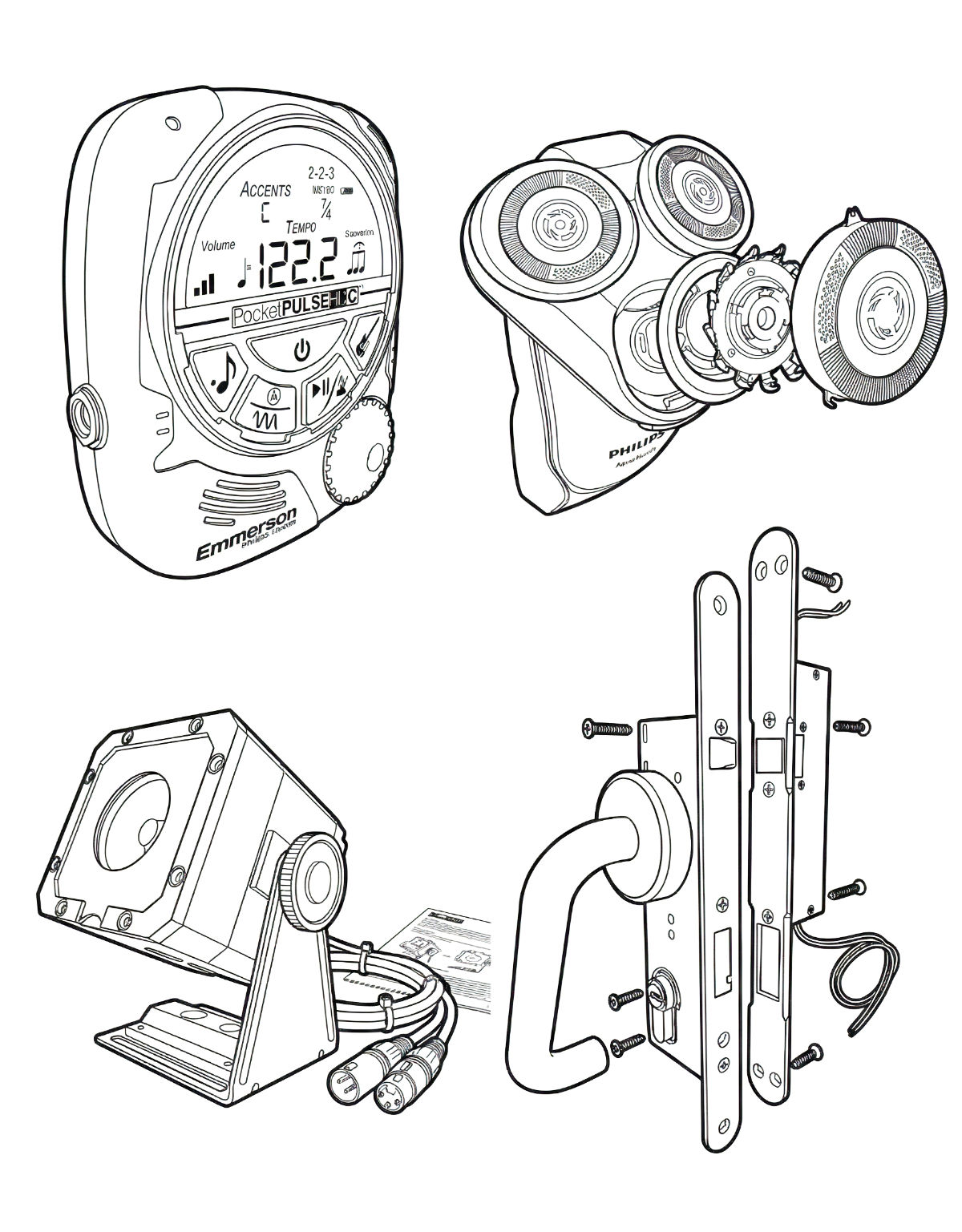 Technical line drawing